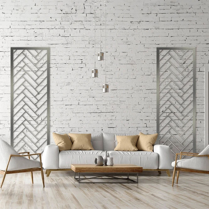 Matériel: Aluminium brossé, 3MM, 30X94 po